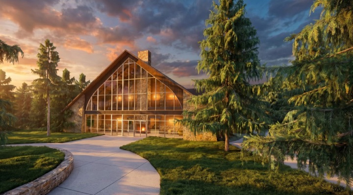 Architectural rendering of the expanded Ark.